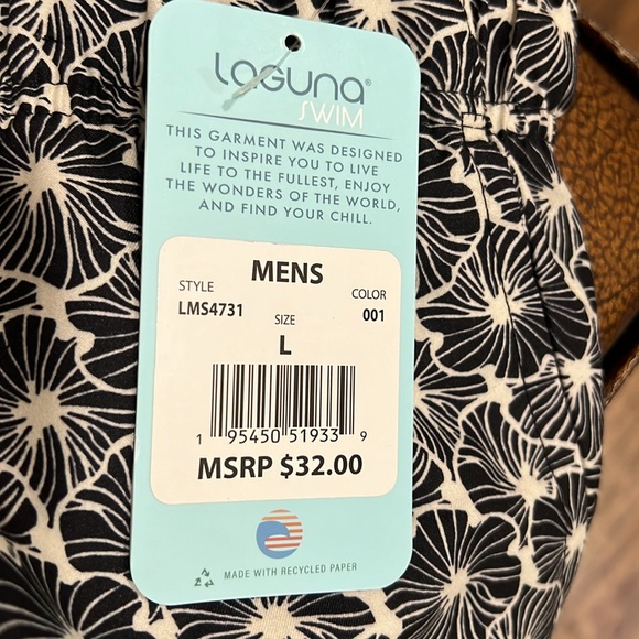 Brand New Laguna Swimwear UPF 50+ Relaxed Fit Quick Dry Shorts Land or Sea wear! - Picture 2 of 8